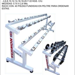 RACK PARA MANCUERNAS